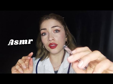 ASMR Roleplay |Examen de NERVIOS CRANEALES