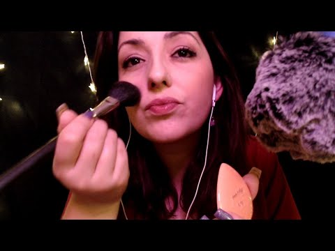 ASMR TÜRKÇE/MAKYAJIMI YAPIYORUM/Çene Çalmaca(Fısıltılı)/Makyaj Ürünleri Sesleri/Triggers/Sohbet