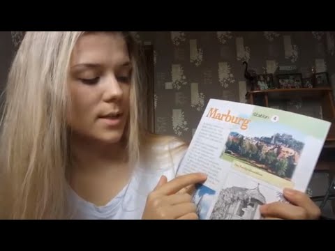 Deutsch/German ASMR Magazine Reading