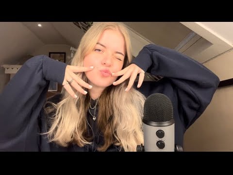 asmr | fast hand sounds & dry mouth sounds!!