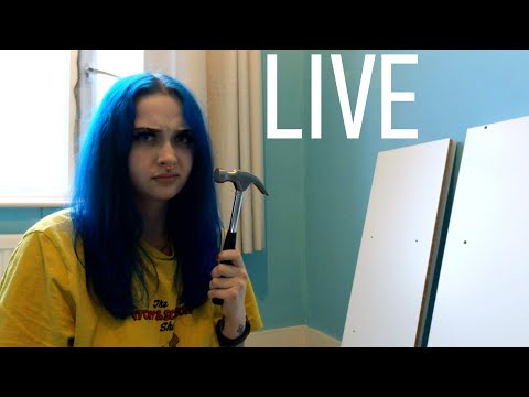 LIVE | HELP ME DIY 🤣 Trying To Build A Storage Unit (NOT ASMR)