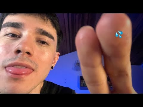 Right in Your Face… Spit Painting, Whispers & Hand Sounds ASMR