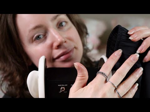 ASMR Scratching Ridget Fabric Sounds | 3Dio Ear To Ear (No Talking)