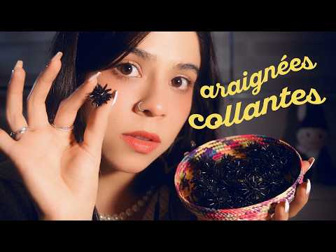 ASMR ❥ Je t’enlève les ARAIGNÉES  de ton visage ! 🕷️✨ (Super relaxant EN FRANÇAIS)