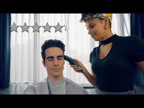 ASMR: BARBIERE SENZA ESPERIENZA MI TAGLIA I CAPELLI in LOCKDOWN!