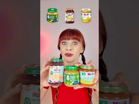 ASMR Baby Food Challenge  #mukbang  #eatingsounds