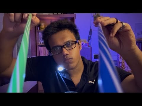 ASMR Fast Cranial Nerve Exam till your eyes give up