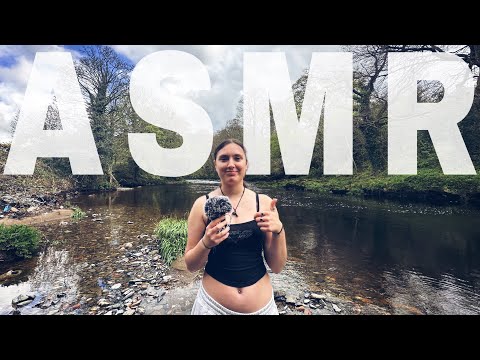 asmr at the river (camera man falls into the river)