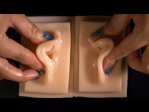 [Permanent preservation ver.] ASMR silicone ear oil massage summarized (100 min, sleep, subtitles)