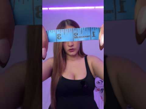 No te muevas... 📐 Deisy ASMR te mide toda tu carita 🥰