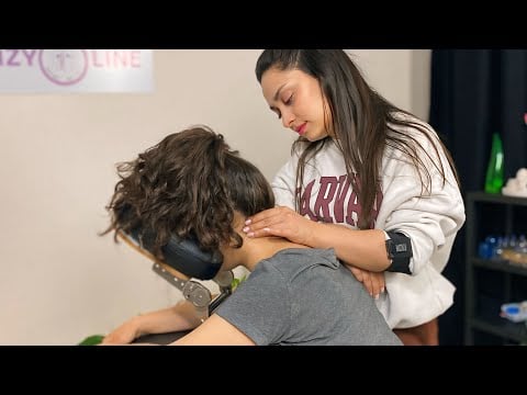 Asmr Massage Sedef - Chair Massage Female (Asmr For Sleep)