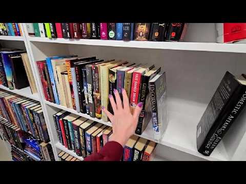 Public Library Walk-Through w/Book Tapping & Crinkling (Soft Spoken)
