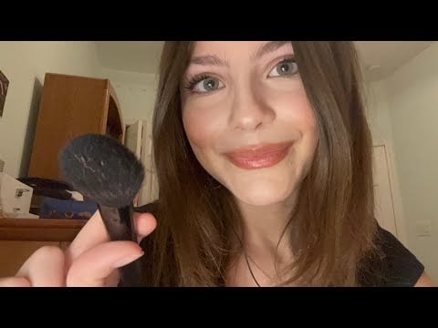 asmr doing your makeup