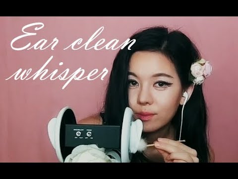 ASMR 소근소근 목화솜 귀청소 속삭임 whisper ささやき 耳かき 한국어