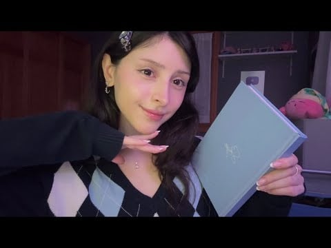 ASMR A Relaxing Dose of Positive Affirmations ❀🤍📖 writing them, whispers, hand movements 