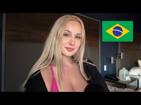 Telling You About My Day in Portuguese - ASMR *softspoken ramble*