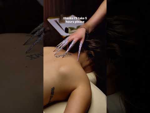 secondhand goosebumps go crazy #relax #massage #asmr