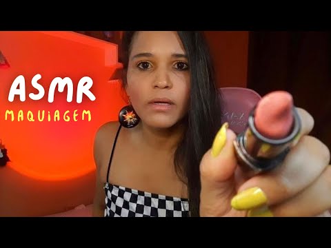 ASMR Fazendo sua maquiagem fast &aggressive 💄