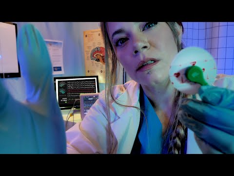 ASMR Hospital Sleep Study & Exam | Measuring, Cranial Nerve Exam, Crinkles