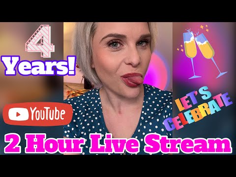 Be Brave Be You ASMR 4 Year Channelversary 2 hour Live Stream!