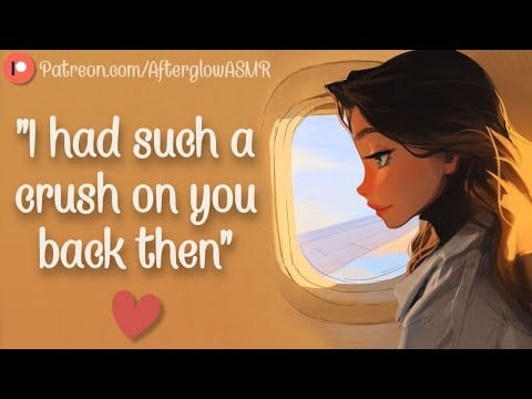 Seeing Your Childhood Friend on a Plane (Sharing a Hotel Bed) (Friends to Lovers) (F4A)