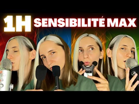 ASMR | 1H SENSIBILITÉ au MAX de TOUS MES MICROS 🔥