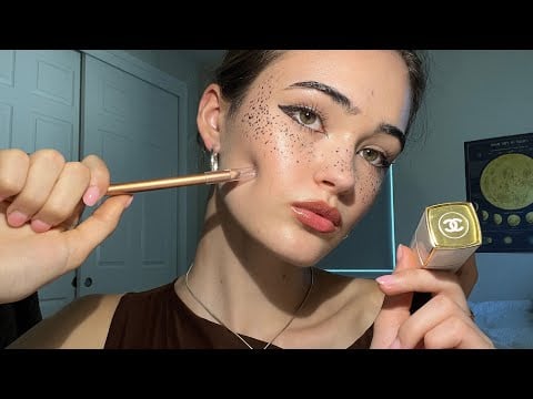ASMR diva roommate gets you ready for a date 🙄💅🏻