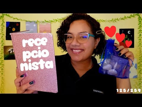 ASMR RECEPCIONISTA DE POUSADA NA SERRA ⛰️💕✨