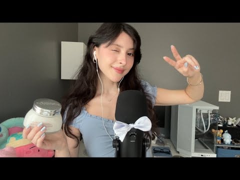 ASMR Tingly Sounds & Whispers ⋆˙⟡ ☕️ english & español