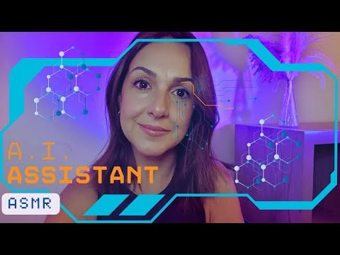 Little Sounds ASMR | Your A.I  Assistant Calms You Down After a Stressful Day🤖😴
