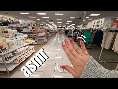 public asmr - shopping around kohls with fast taps & tingles (PT 1)