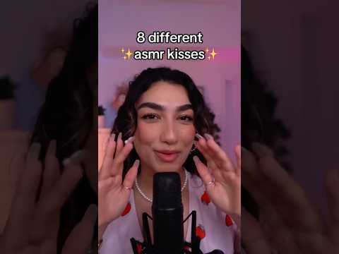 8 different TINGLY asmr kisses ✨ #asmr #asmrtingles