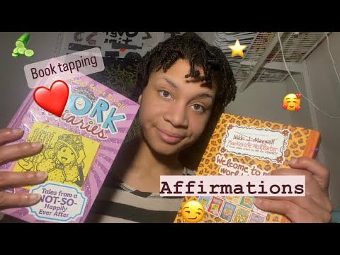 ASMR - Book Tapping & Affirmations (Reagan)