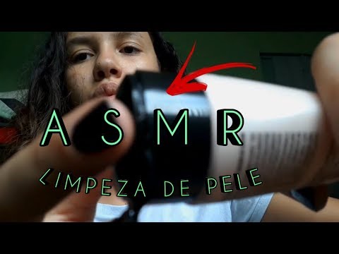 ASMR LIMPEZA DE PELE PT/BR