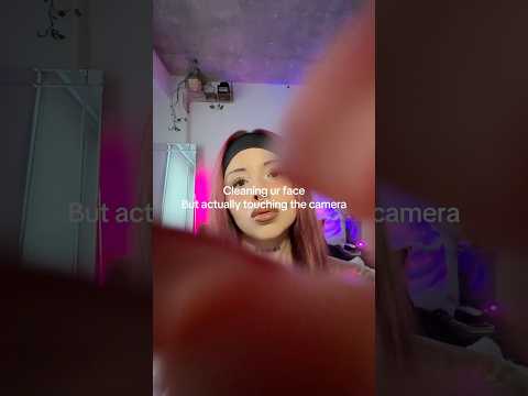 Cleaning ur face👀 #asmr #lofiasmr #asmrgirl #asmrshorts #asmrvideo #personalattention