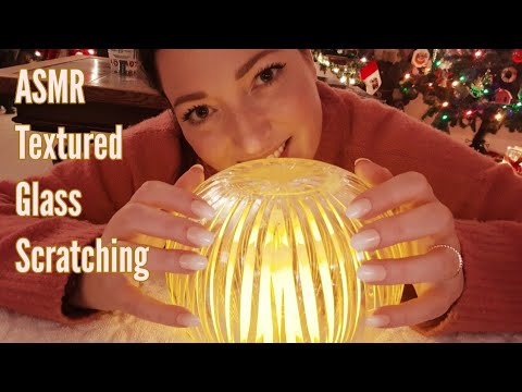 ASMR Textured Glass Scratching(No Talking)Lo-fi