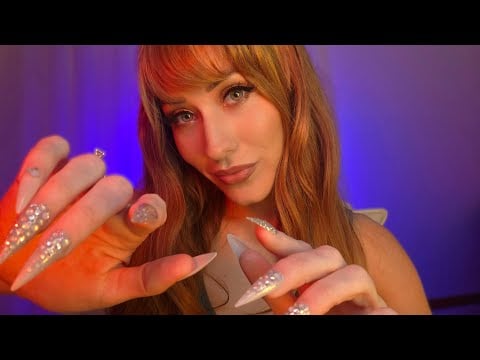 ASMR | Soft Moody Whisper Ramble 🌙 XL Nail Tapping, Hair Play & Personal Attention