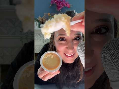 ASMR Eating Cheese Cake in a Cup #mukbang #asmr #eating
