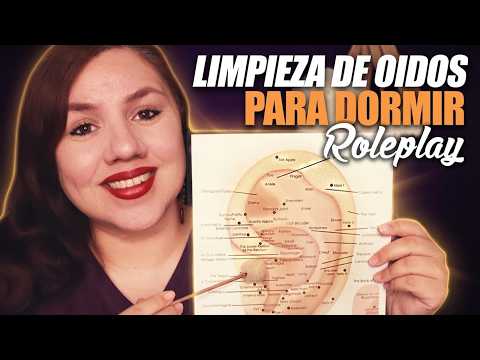 ASMR Limpio tus OIDOS hasta que te DUERMAS Roleplay Medico
