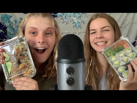 ASMR│Eating Sushi and Chit Chatting w/ Ashley! Sushi Mukbang 🍱