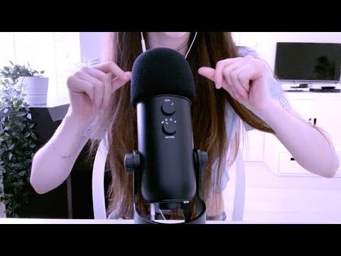 ASMR ♥ fast & aggressive hand sounds + some whispering