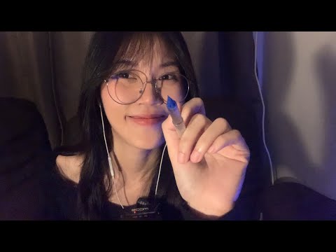 ASMR Whispering and random triggers (เสียงที่ไม่กล่อมนอน 🤪)