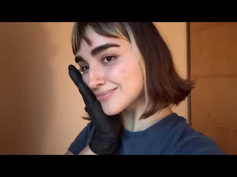 ASMR w/ Plastic Gloves (tingly & sticky sounds)