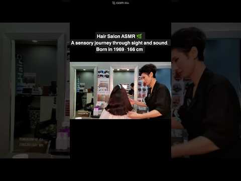 Hair Salon ASMR: Visual and Auditory Activation # Digital Setting Perm for Bouncy and Long-lasting C