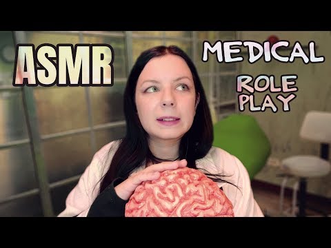 Wasteland doctor medical role play - low budget ear exam, eye exam ASMR