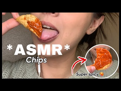 ASMR AETING CHIPS - food SATISFYING VIDEO  (NO TALKING)