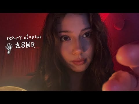 asmr reading you short horror stories (whispered, layered sounds, tapping, sksk)