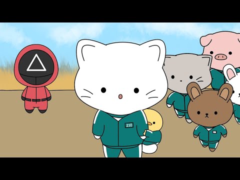 If Cuppacat joins squid game... | ASMR animation