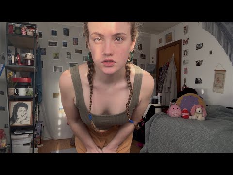 ASMR Positive Affirmations for when things SUCK (can i shower at ur house? personal attention grwm)