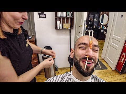 This made my eyes water 🥲 (but the face massage made me 😴) - Krakow 🇵🇱